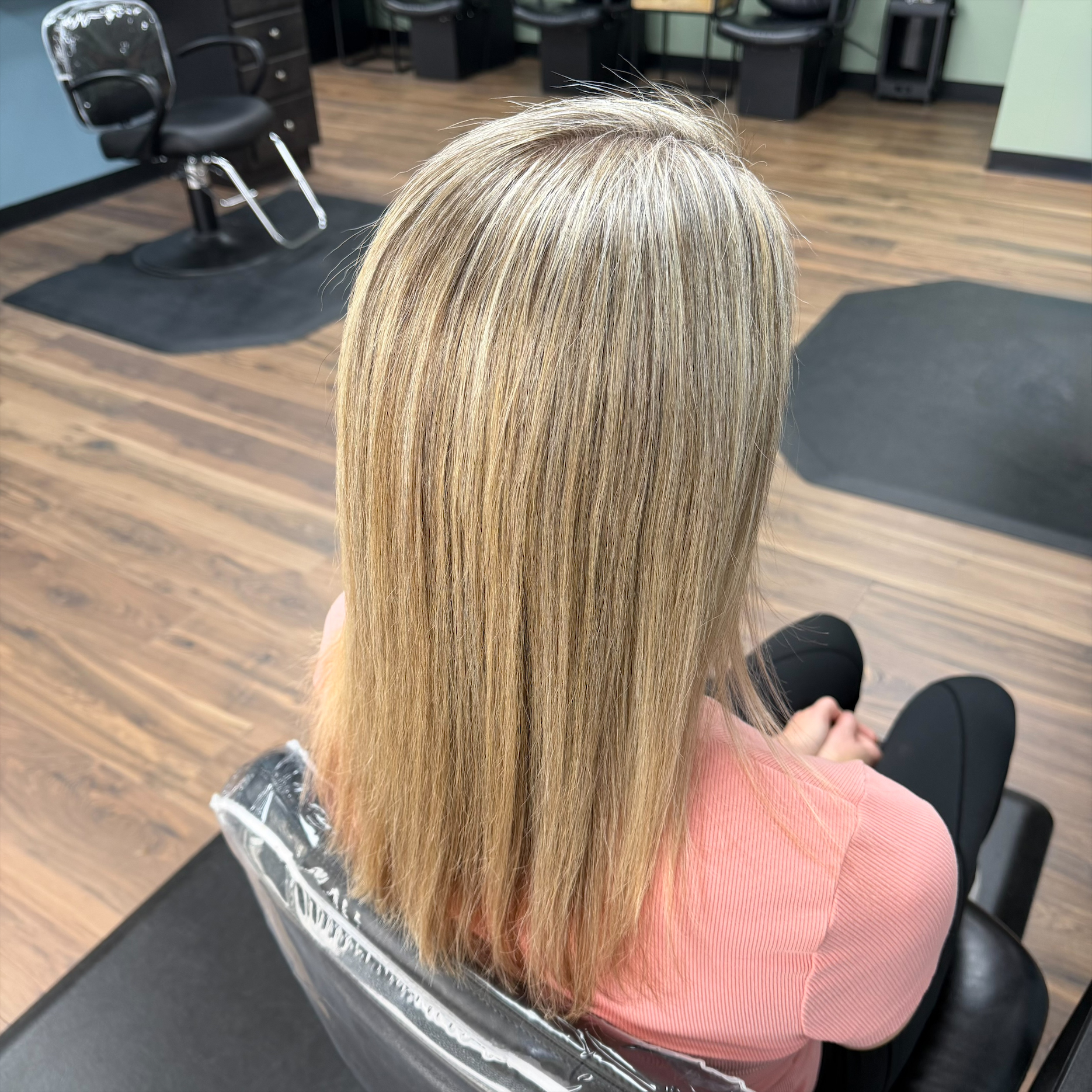 Dimensional blonde color at Favero's Hair Salon